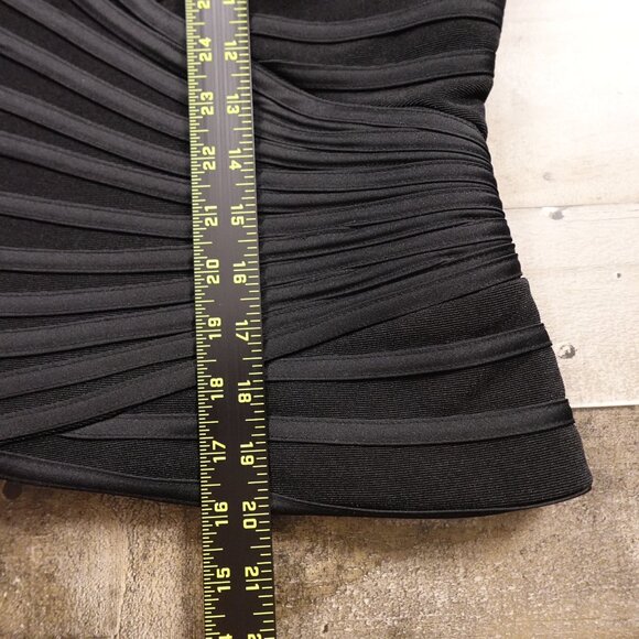 JS Collections Mesh Long Sleeve Top Women’s 16 Black Cocktail Blouse - Picture 5 of 9